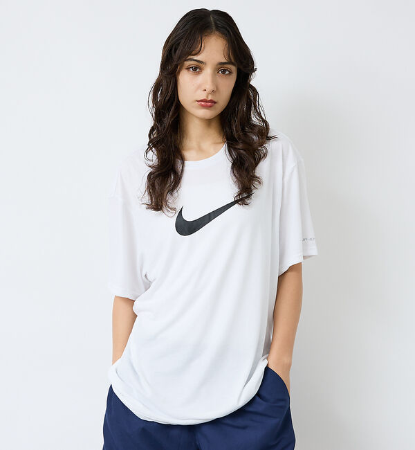 ABAHOUSE「【NIKE/ナイキ】水陸両用 半袖ラッシュガード/Tシャツ UVケア コットンラ」|Tシャツ・カットソー|ホワイト