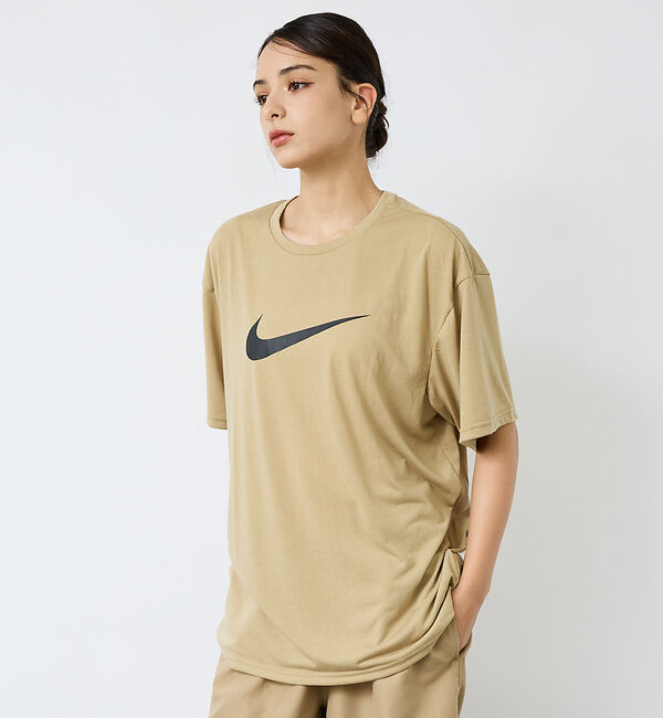 ABAHOUSE「【NIKE/ナイキ】水陸両用 半袖ラッシュガード/Tシャツ UVケア コットンラ」|Tシャツ・カットソー|ベージュ
