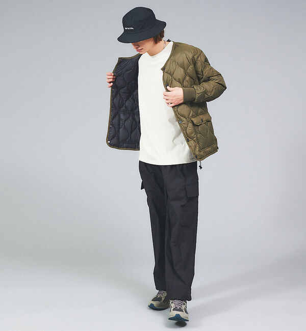 ABAHOUSE「【WEB限定】TAION MILITARY OVER SIZE CREW NEC」|ダウン|