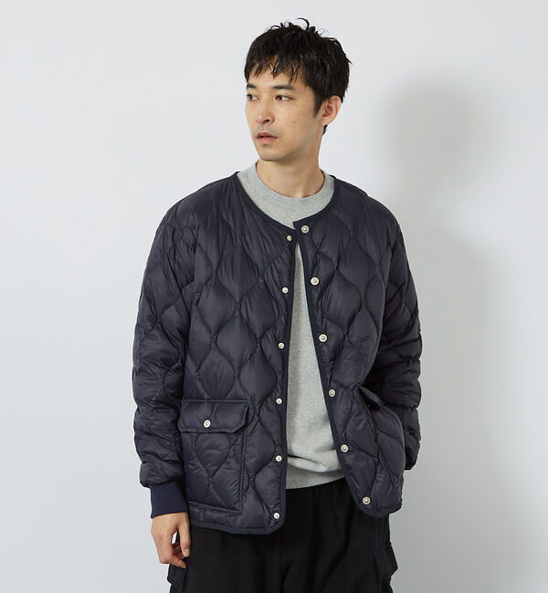 ABAHOUSE「【WEB限定】TAION MILITARY OVER SIZE CREW NEC」|ダウン|ダークネイビー
