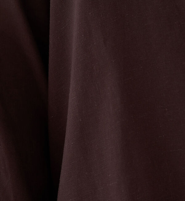 Rouge vif「【新色追加】麻混バックスリットシャツ」|シャツ・ブラウス|