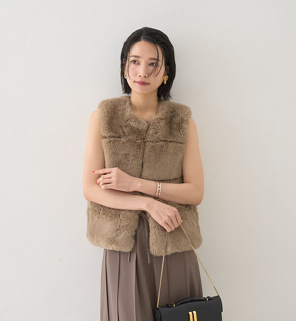 Rouge vif「エコファージレ」|ダウンベスト・ベスト|