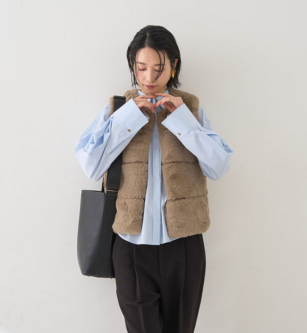 Rouge vif「エコファージレ」|ダウンベスト・ベスト|