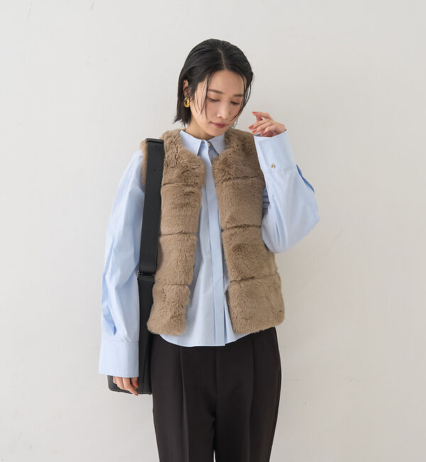 Rouge vif「エコファージレ」|ダウンベスト・ベスト|