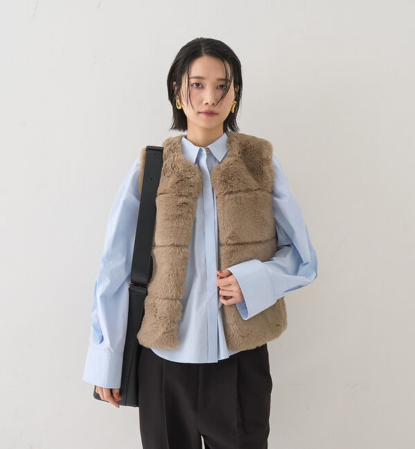 Rouge vif「エコファージレ」|ダウンベスト・ベスト|