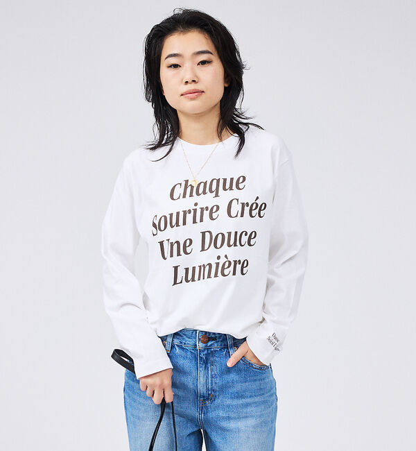 Rouge vif「ロゴロングスリーブTシャツ」|Tシャツ・カットソー|