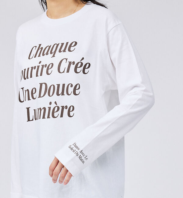 Rouge vif「ロゴロングスリーブTシャツ」|Tシャツ・カットソー|