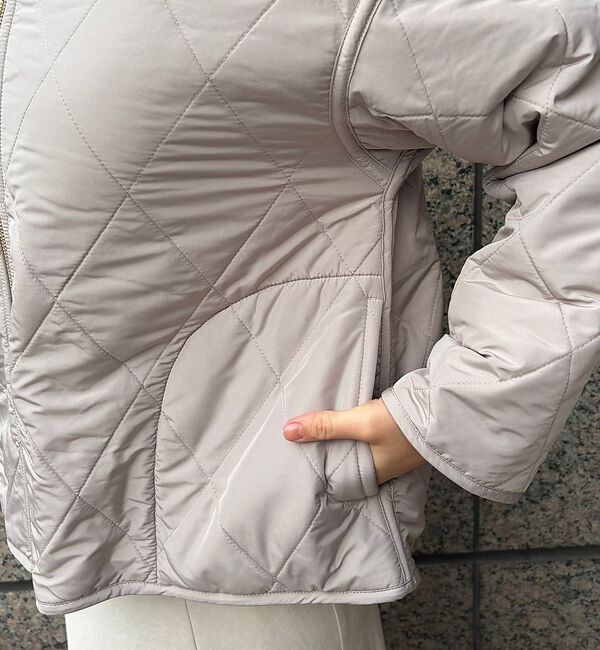 Rouge vif「リバーシブルパネトレーションファーキルトブルゾン」|ブルゾン・スタジャン|