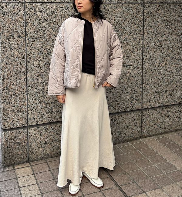 Rouge vif「リバーシブルパネトレーションファーキルトブルゾン」|ブルゾン・スタジャン|