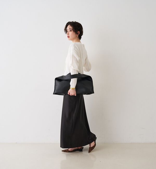 Rouge vif「サテンマーメイドイージーロングスカート」|スカート|