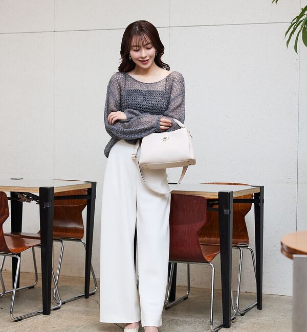 LOWELL things「【ちばゆかさんコラボ】3WAYスクエアハンドバッグ」|ハンドバッグ|