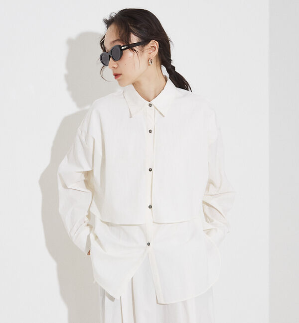 NOMINE「【セットアップ着用可】ロングフライ  ヨーク シャツ」|シャツ・ブラウス|