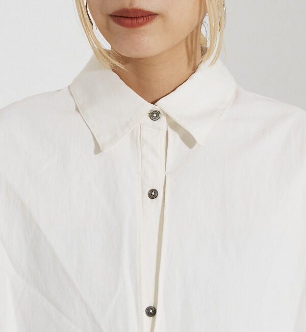 NOMINE「【セットアップ着用可】ロングフライ  ヨーク シャツ」|シャツ・ブラウス|