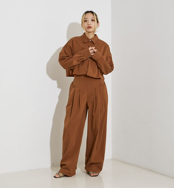 NOMINE「【セットアップ着用可】ロングフライ  ヨーク シャツ」|シャツ・ブラウス|