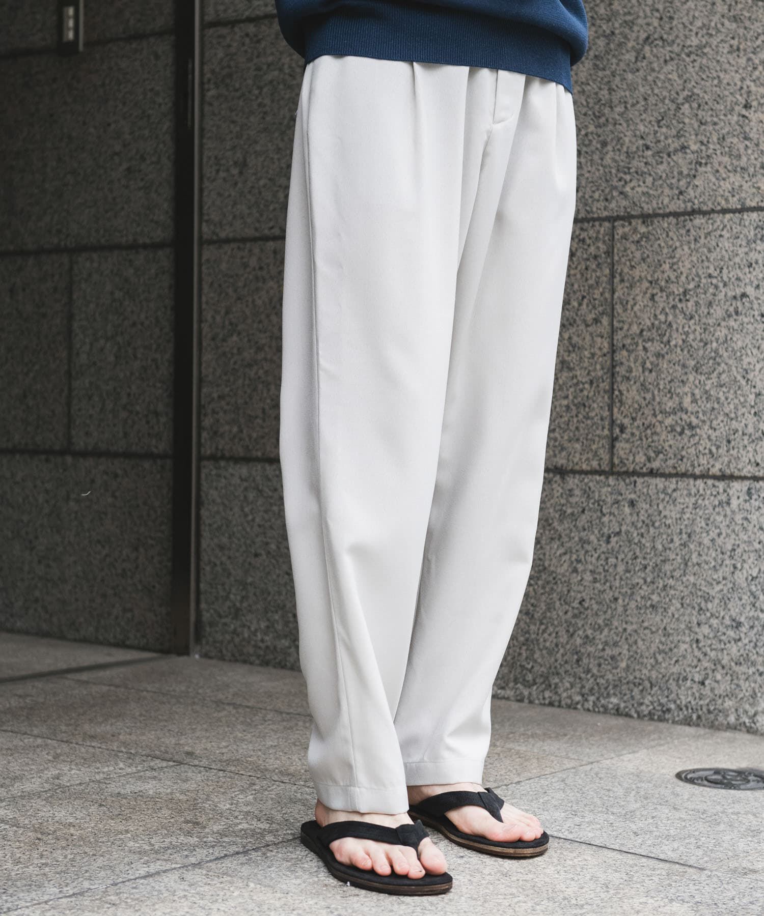 URBAN RESEARCH DOORS「『イージーケア/速乾』リネンライクイージートラウザー」|その他|