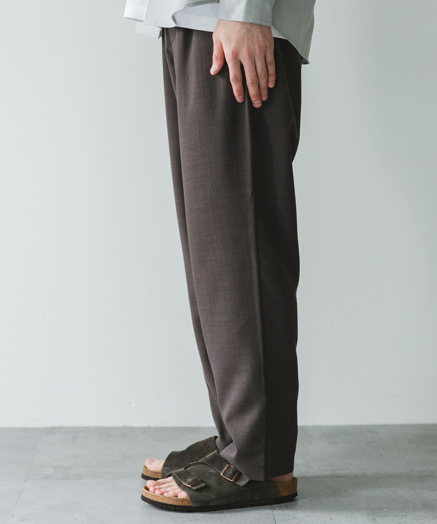 URBAN RESEARCH DOORS「『イージーケア/速乾』リネンライクイージートラウザー」|その他|