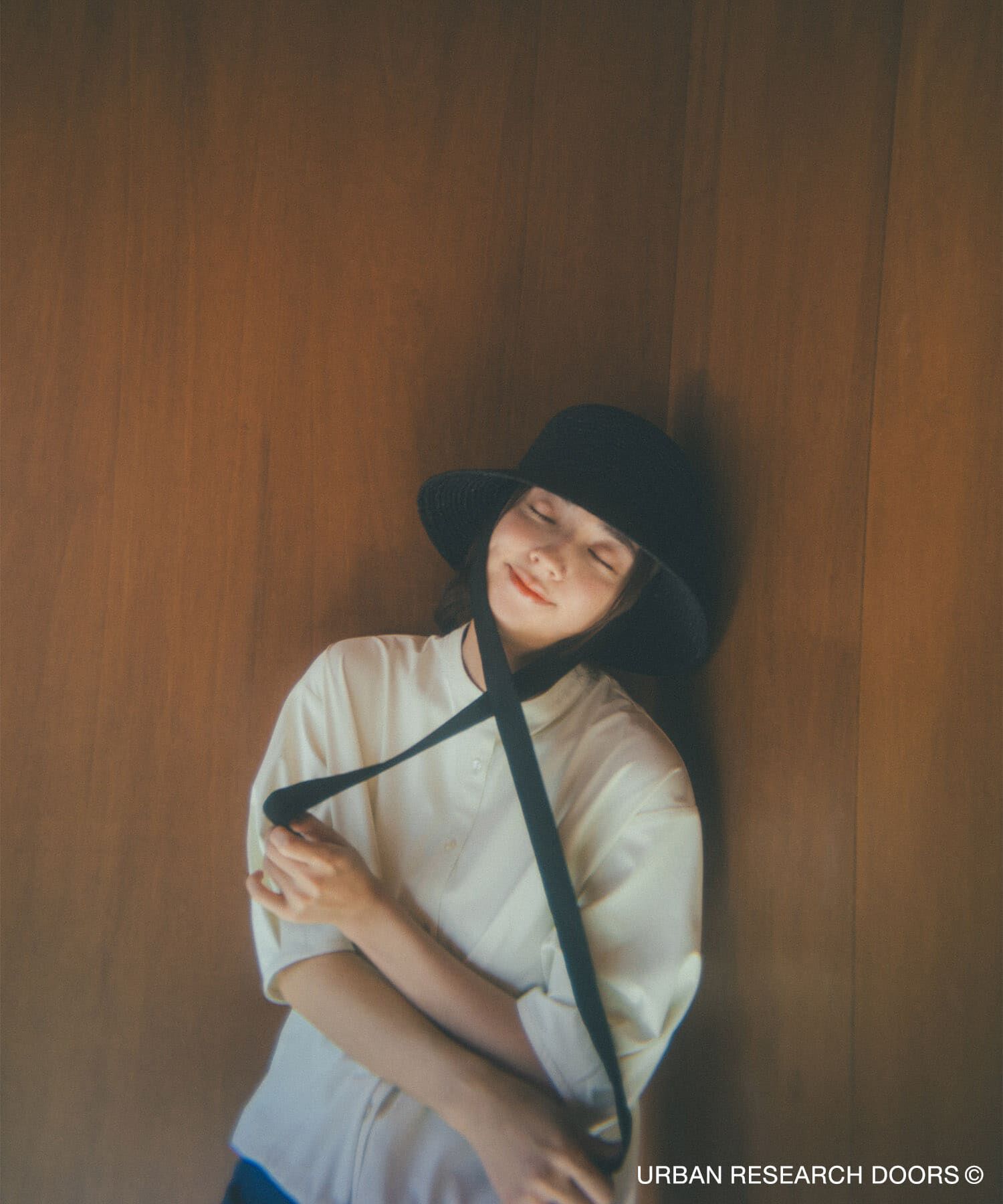 URBAN RESEARCH DOORS「『仁村紗和さん着用』『UR TECH』サマシェアドロストブラウス」|シャツ・ブラウス|
