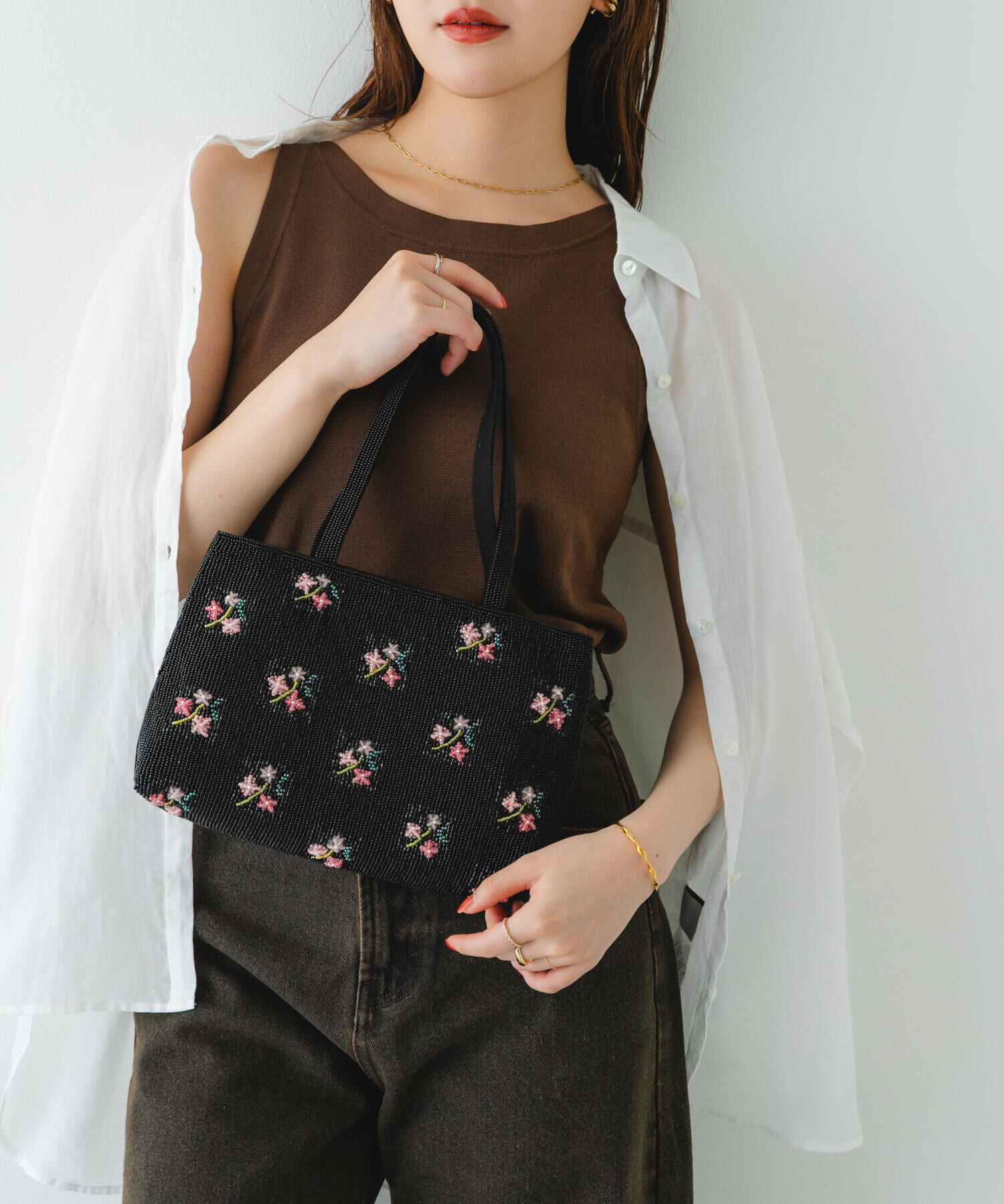 RODE SKO「インド刺繍ビーズバッグ」|ハンドバッグ|