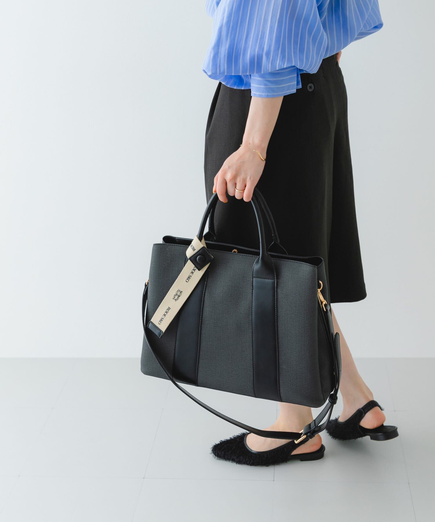 RODE SKO「ロゴリボン付A4トートバッグ」|トートバッグ|