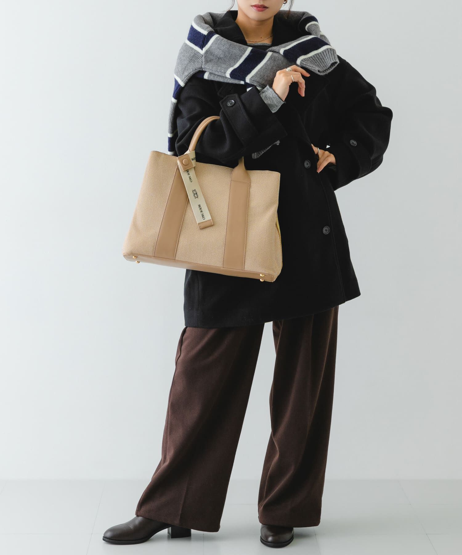 RODE SKO「ロゴリボン付A4トートバッグ」|トートバッグ|