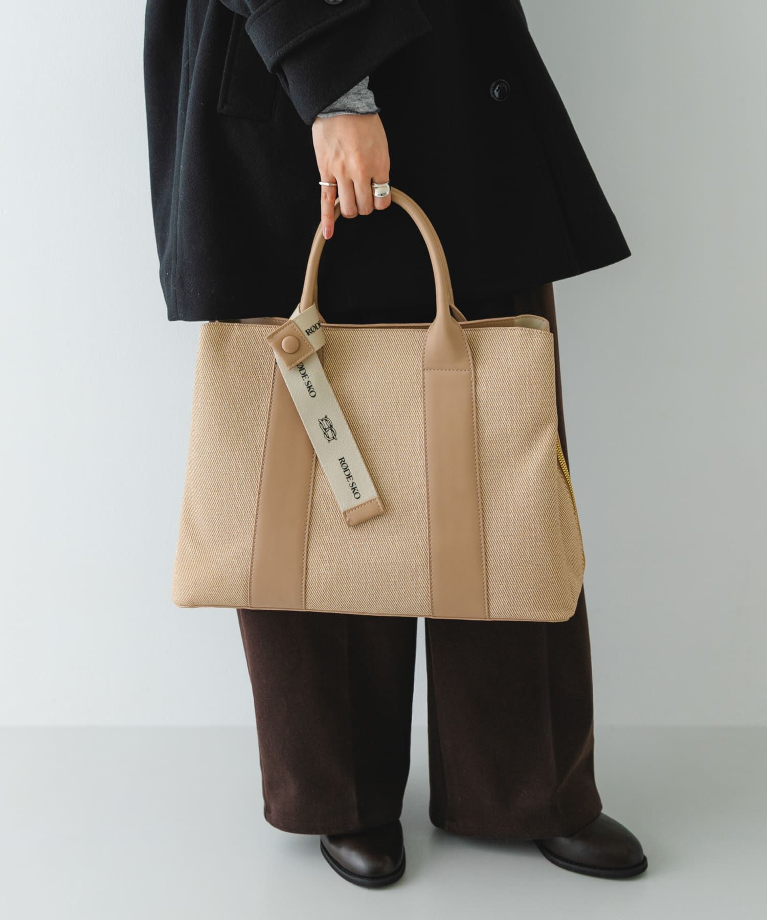 RODE SKO「ロゴリボン付A4トートバッグ」|トートバッグ|