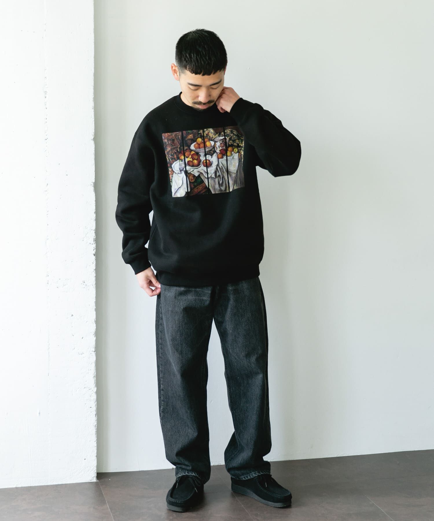 URBAN RESEARCH DOORS「セザンヌ アートプリント裏起毛スウェット」|スウェット・ジャージ|