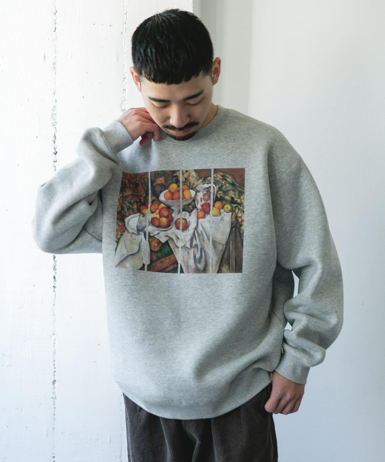 URBAN RESEARCH DOORS「セザンヌ アートプリント裏起毛スウェット」|スウェット・ジャージ|