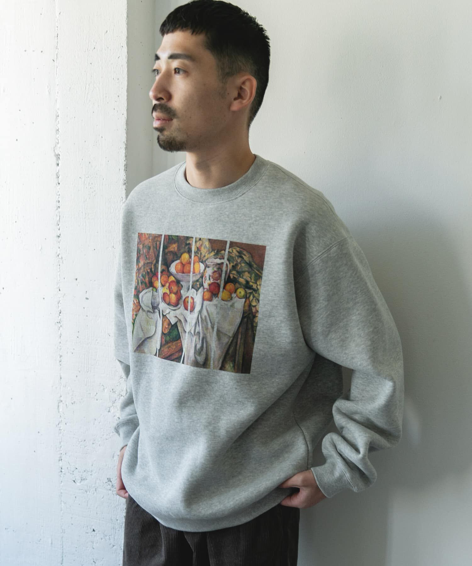 URBAN RESEARCH DOORS「セザンヌ アートプリント裏起毛スウェット」|スウェット・ジャージ|