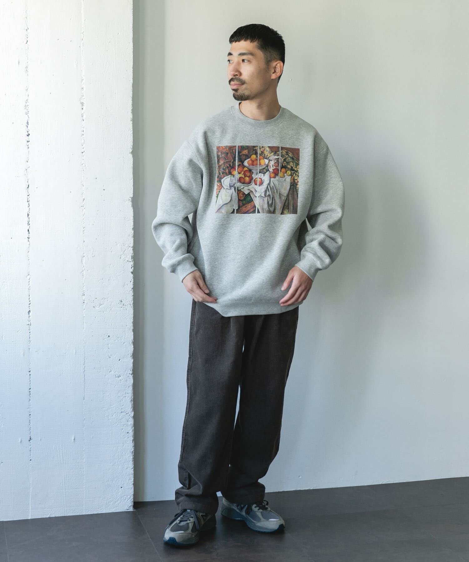 URBAN RESEARCH DOORS「セザンヌ アートプリント裏起毛スウェット」|スウェット・ジャージ|