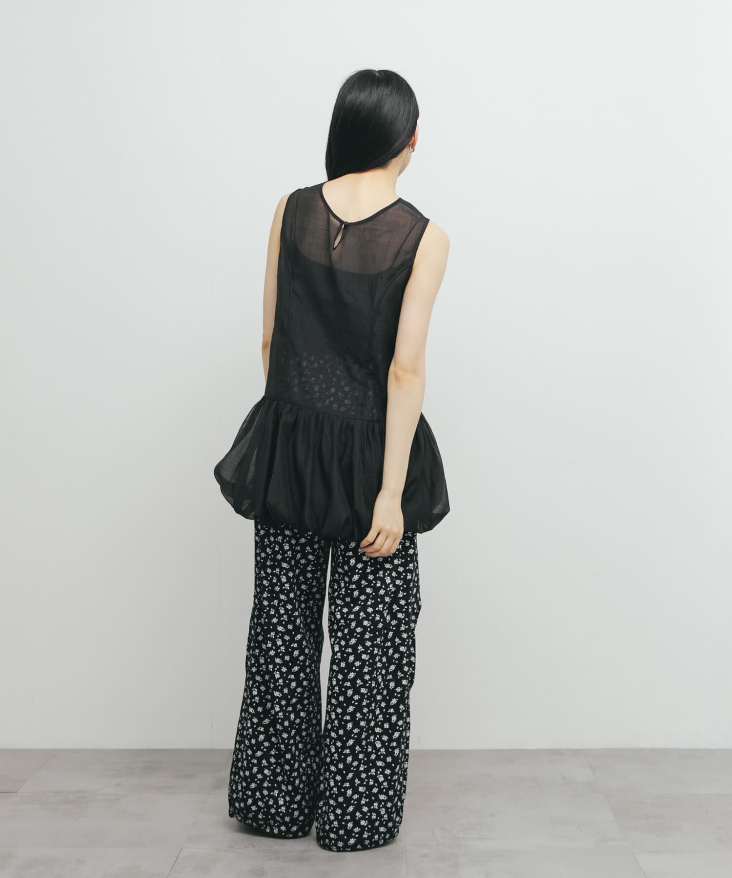  「ドロストバルーンスリーブレストップス」|チュニック|