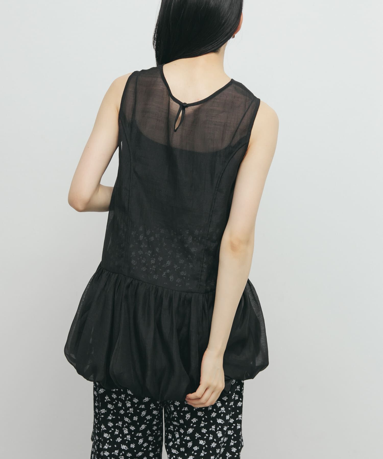  「ドロストバルーンスリーブレストップス」|チュニック|