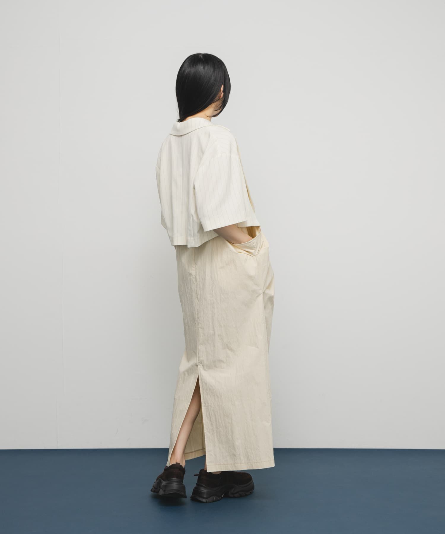  「ポケットディティールコクーンワンピース」|ワンピース|