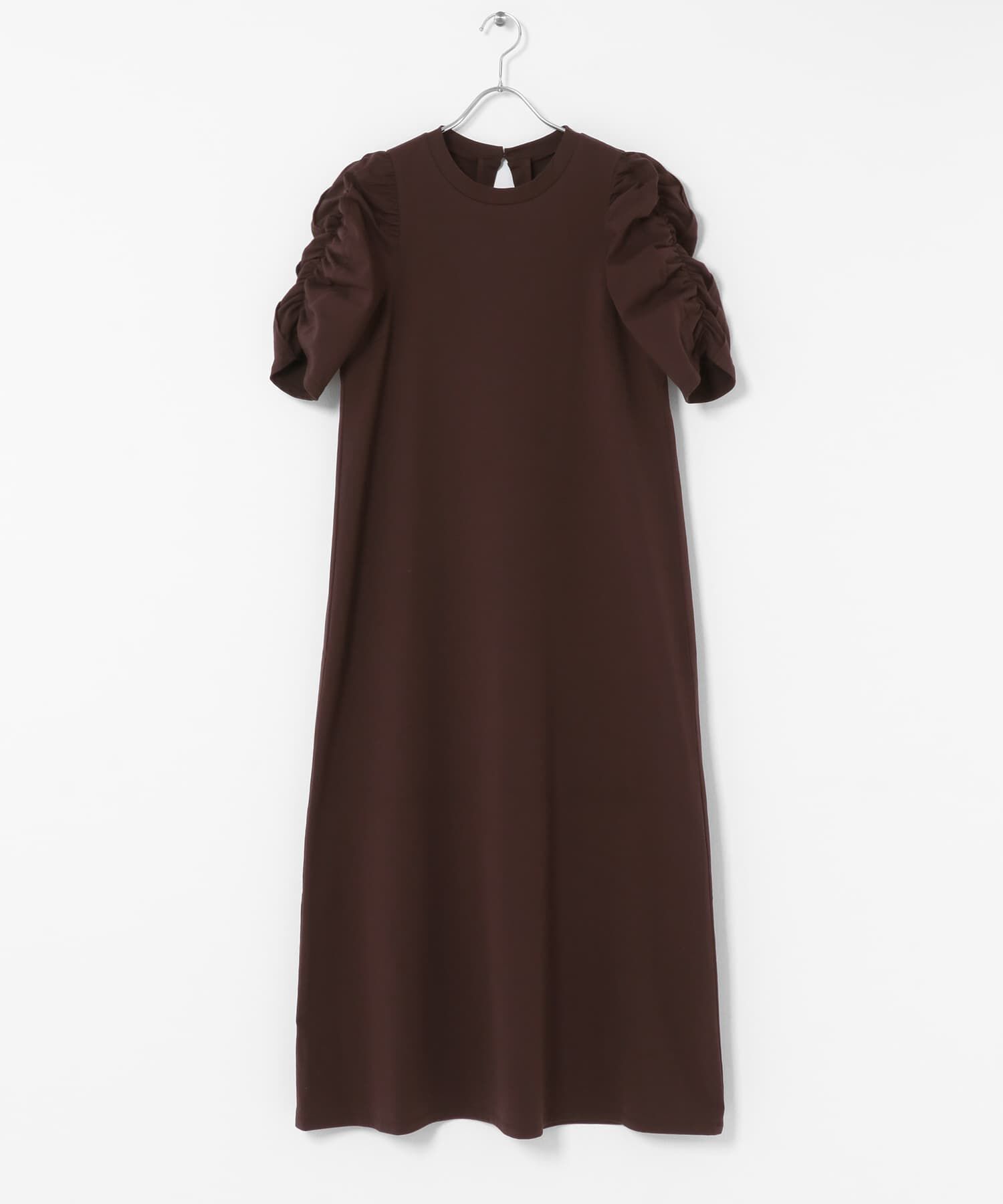  「シャーリングスリーブカットワンピース」|ワンピース|