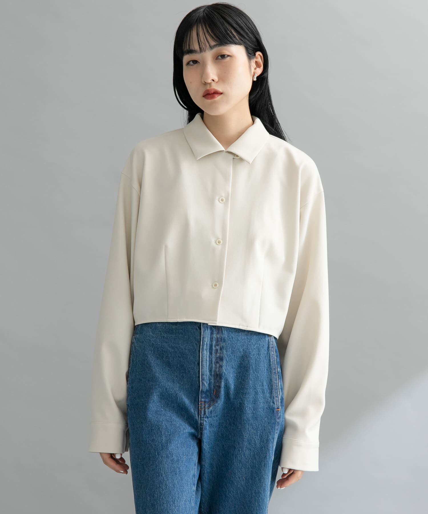  「『WEB限定』オープンカラーシャツ」|シャツ・ブラウス|