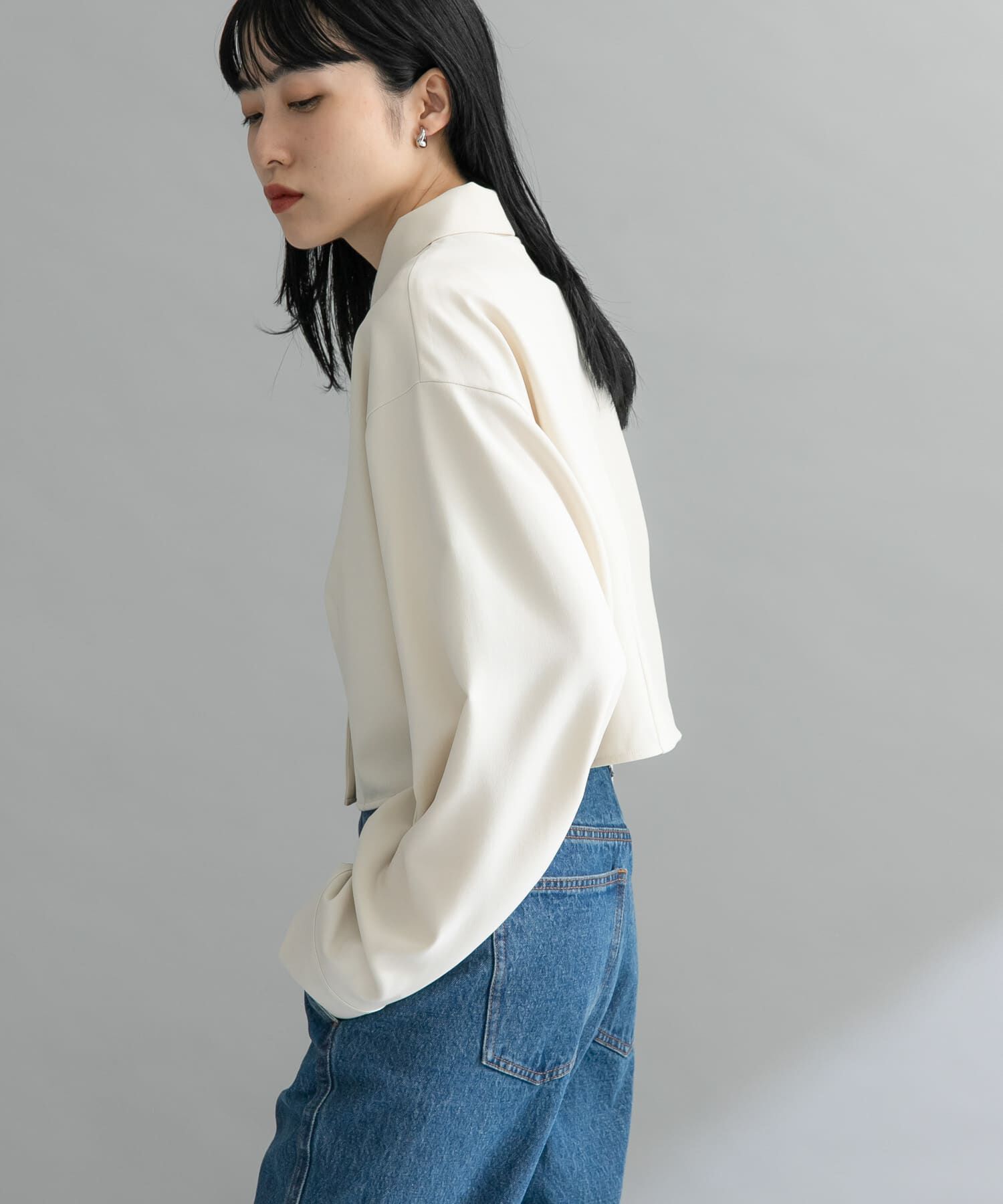  「『WEB限定』オープンカラーシャツ」|シャツ・ブラウス|