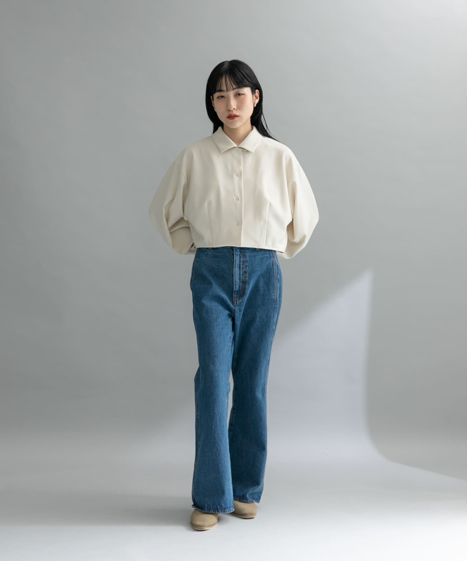  「『WEB限定』オープンカラーシャツ」|シャツ・ブラウス|