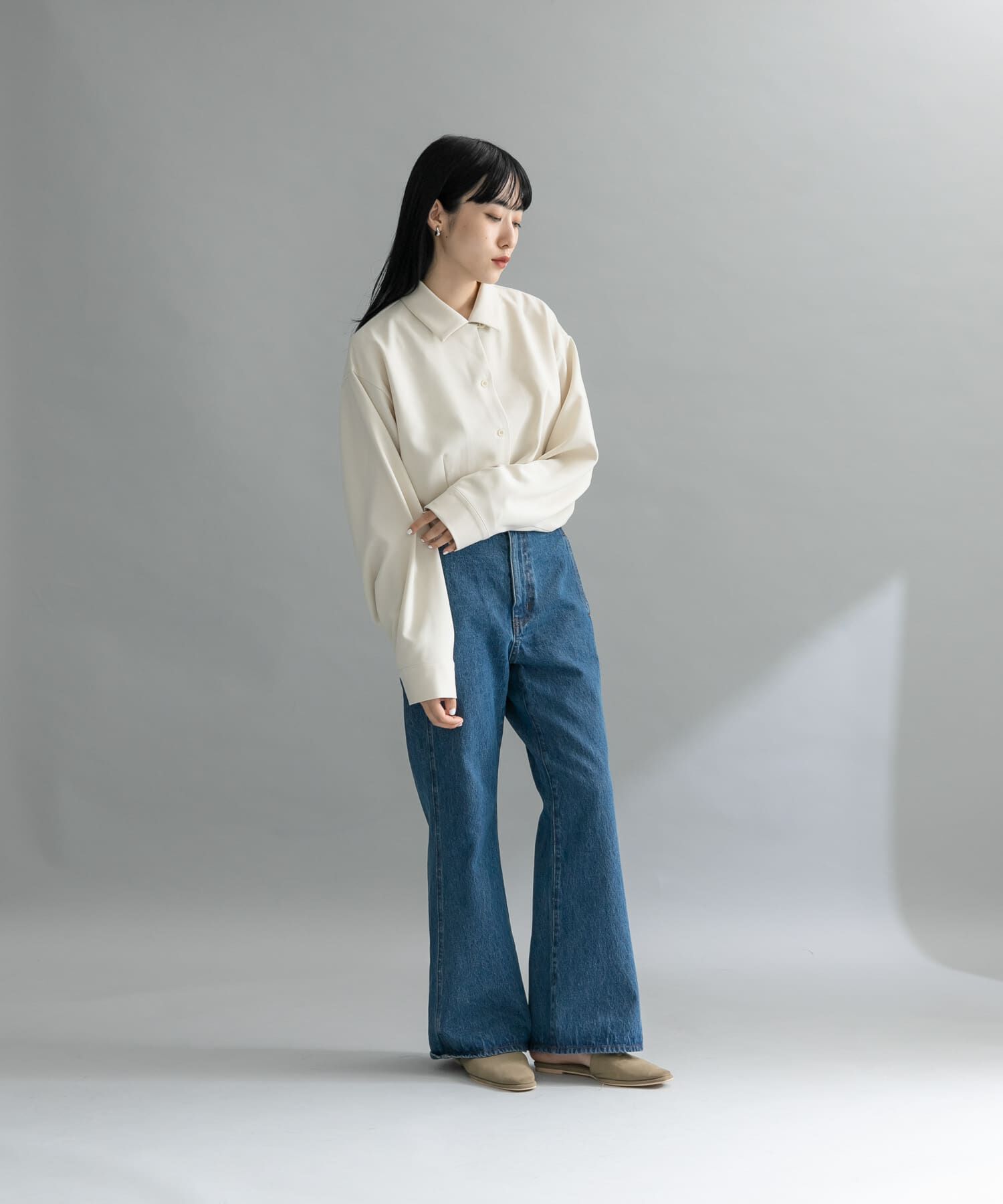  「『WEB限定』オープンカラーシャツ」|シャツ・ブラウス|