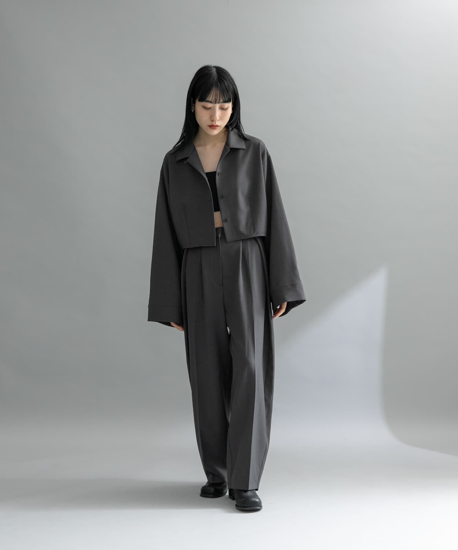  「『WEB限定』オープンカラーシャツ」|シャツ・ブラウス|