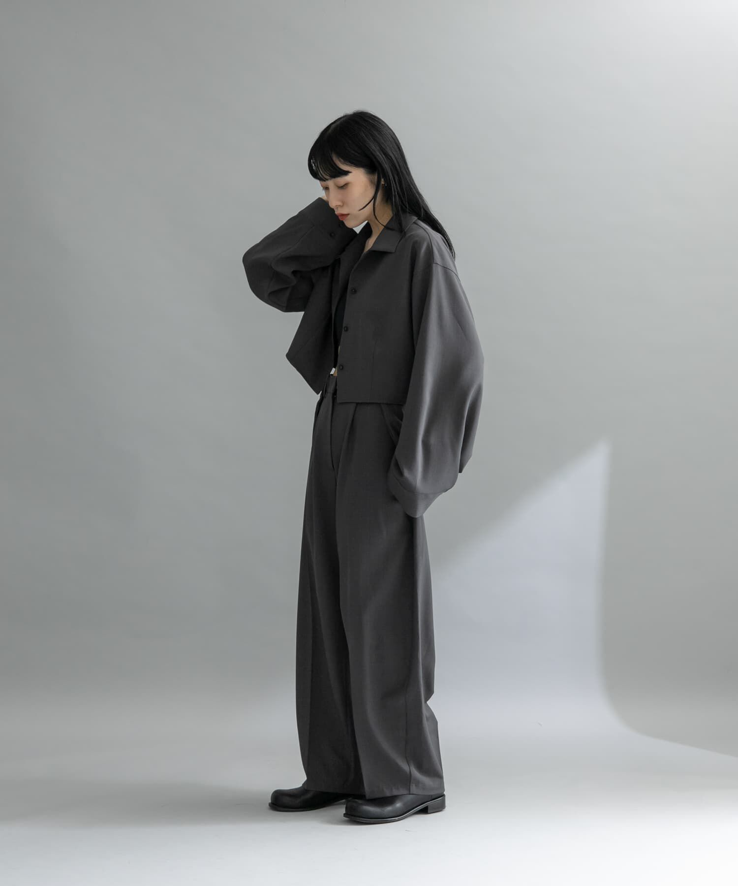  「『WEB限定』オープンカラーシャツ」|シャツ・ブラウス|