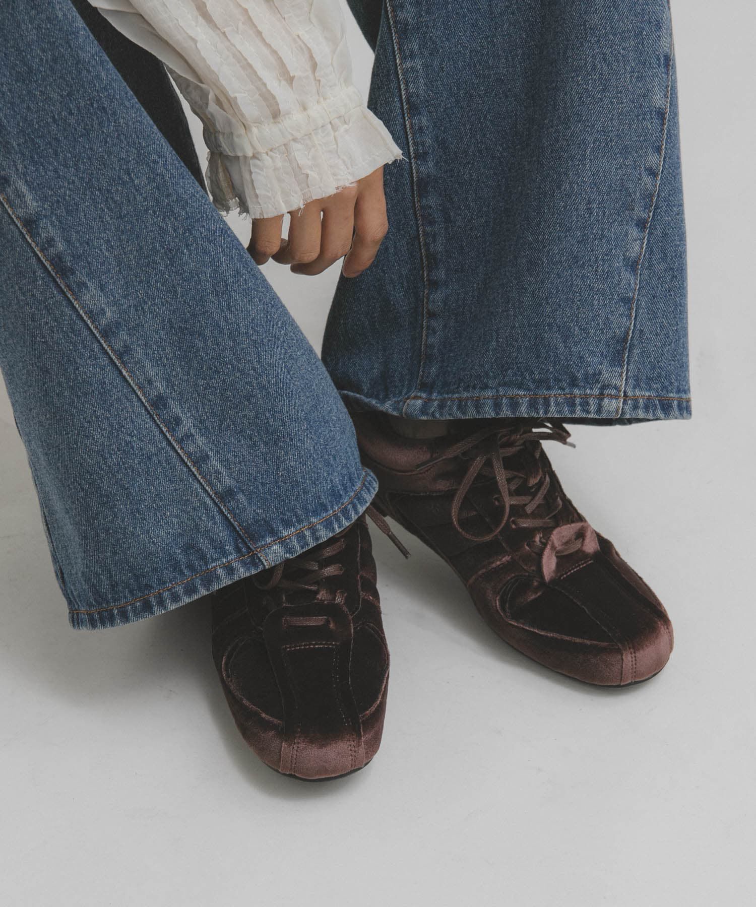  「ベロアスニーカー」|スニーカー|