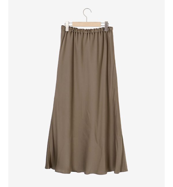 le.coeur blanc「サテンナロースカート」|スカート|