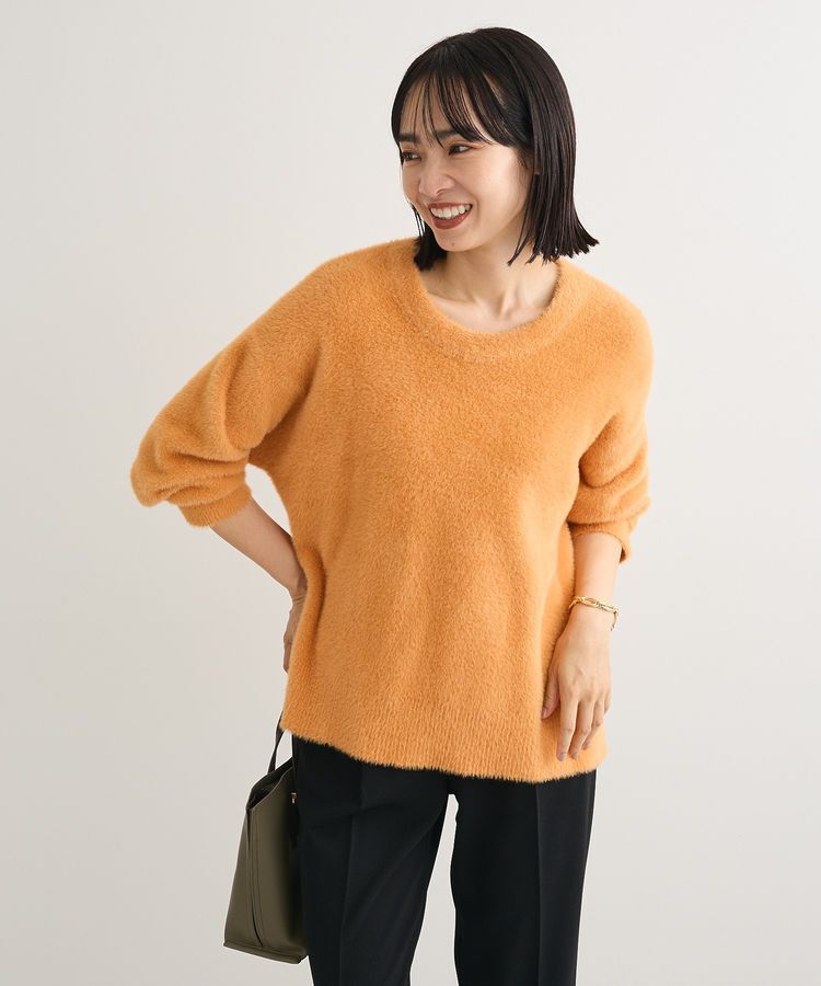 Green Parks「シャギークルーネックニットプルオーバー」|ニット・セーター|