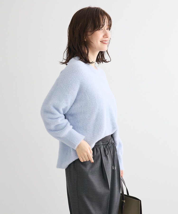 Green Parks「シャギークルーネックニットプルオーバー」|ニット・セーター|