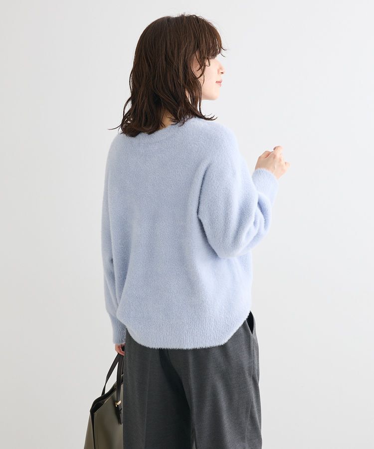 Green Parks「シャギークルーネックニットプルオーバー」|ニット・セーター|