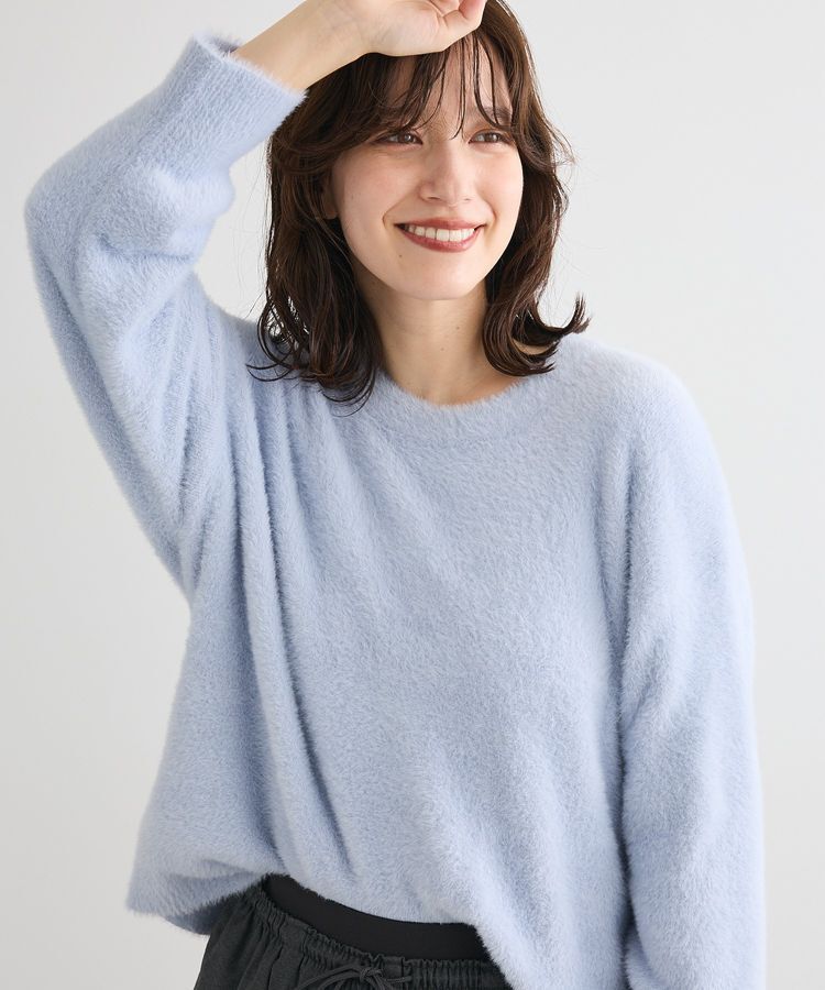 Green Parks「シャギークルーネックニットプルオーバー」|ニット・セーター|