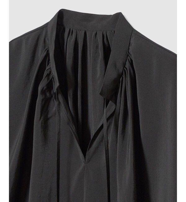 allureville「ギャザーボリュームスタンドブラウス」|シャツ・ブラウス|