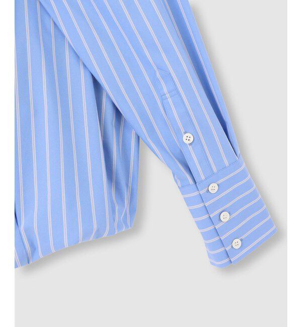 allureville「ストライプスカーフ付バルーンシャツ」|シャツ・ブラウス|