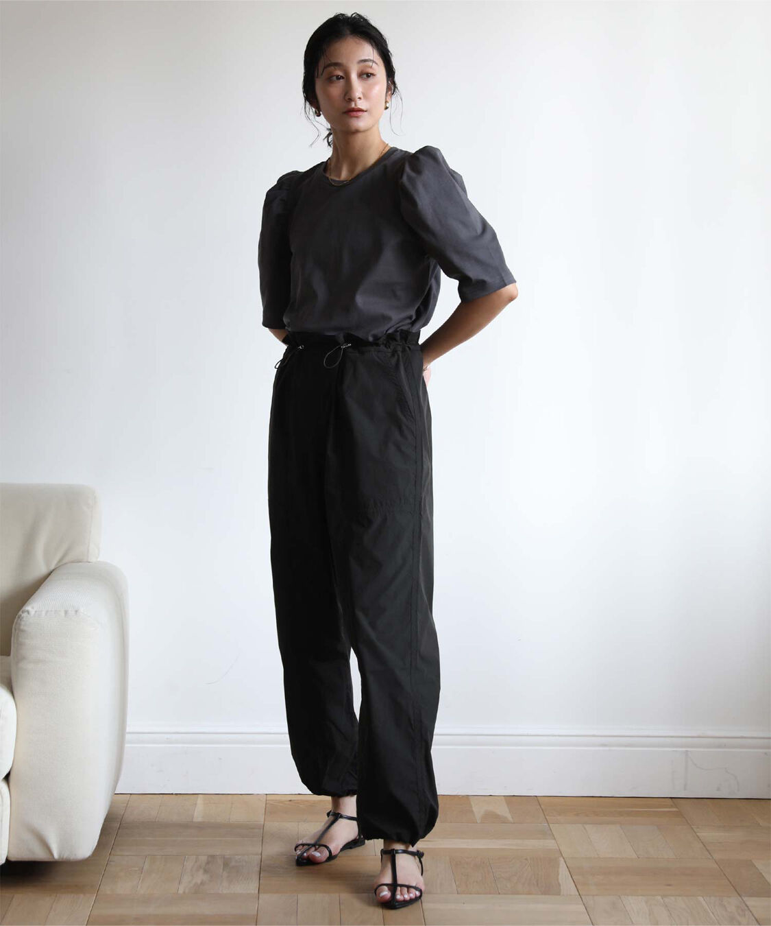 ur's「ドロストジョガーパンツ/ラッシュガード」|スラックス|