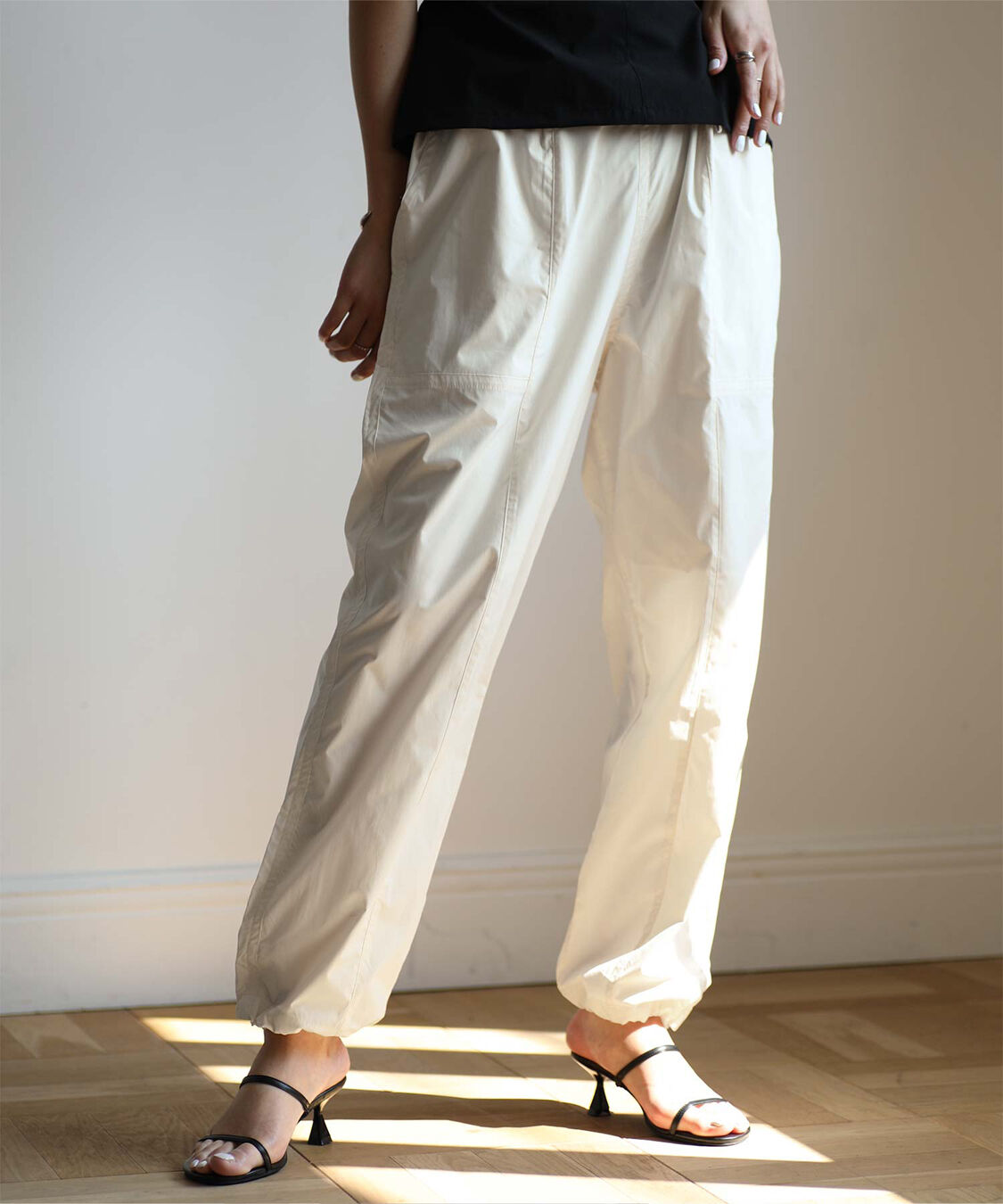 ur's「ドロストジョガーパンツ/ラッシュガード」|スラックス|