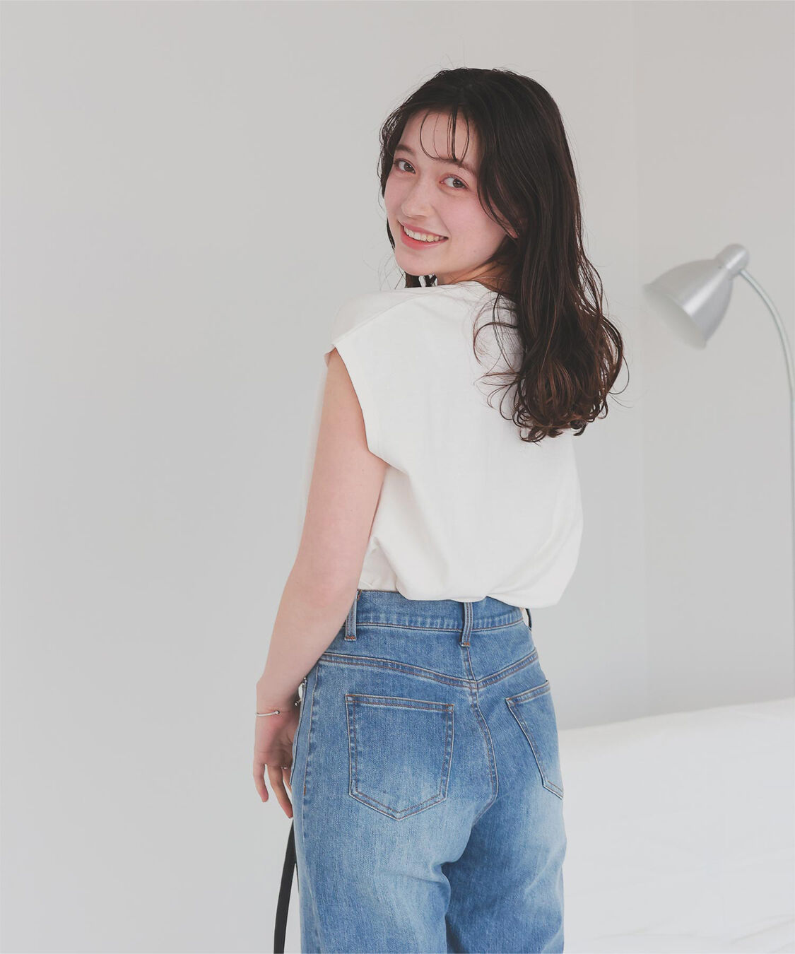 titivate「フレンチスリーブピグメントフォトプリントTシャツ」|Tシャツ・カットソー|